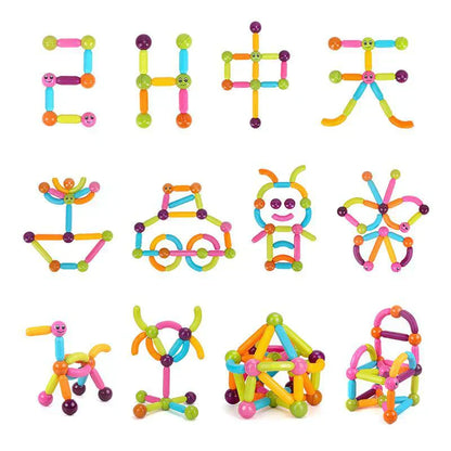 Magnetiska byggstenar uppsättning