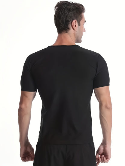 Svett T-shirt™ – Herr T-shirt med Fukttransporterande Material