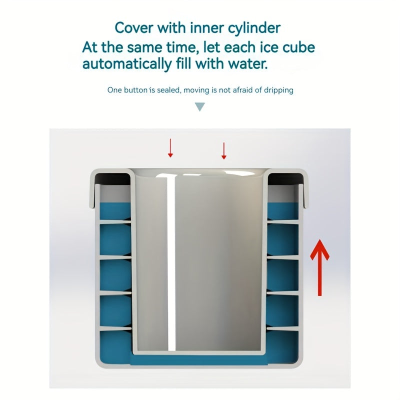 Isform60 – Silikonform för 60 perfekta isbitar