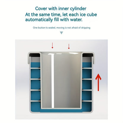Isform60 – Silikonform för 60 perfekta isbitar