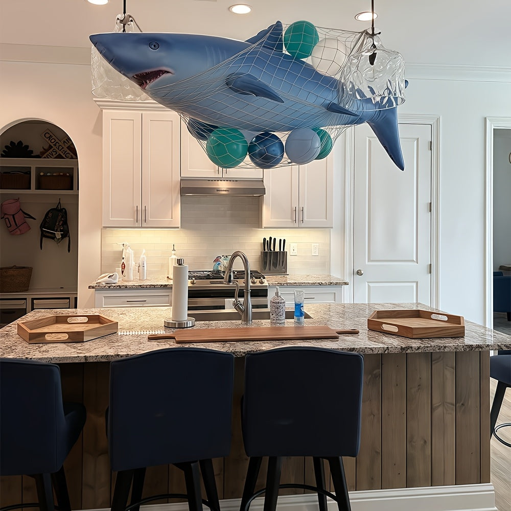 Uppblåsbar Hajdekoration för Fest och Utomhusbruk