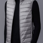 Herrväst ståkrage – lätt väst för vår & höst