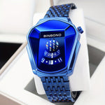 Klocka Fredrik (herrklocka i stål med stor urtavla & sportig design)