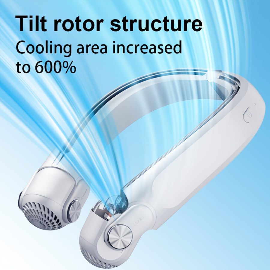 Portabel Nackfläkt – Bladlös, 360° Roterbar, USB