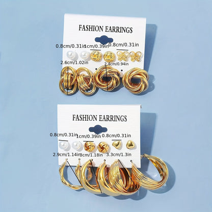 LyxÖrhängen™ – 11-pack Modeörhängen i Olika Stilar