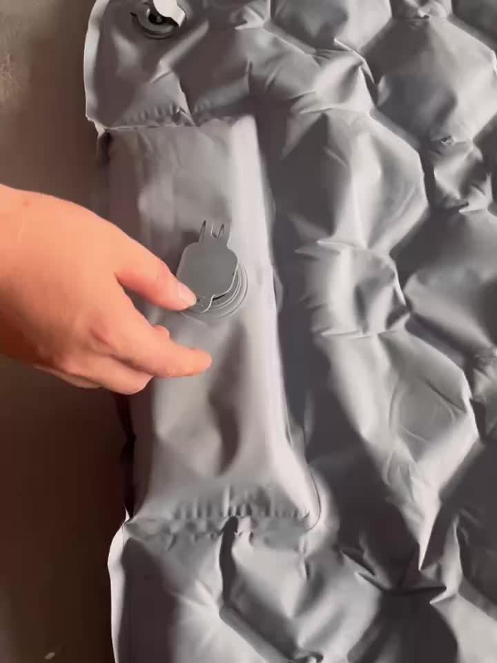 Campingluftmadrass med Kuddar, Lätt och Hopfällbar