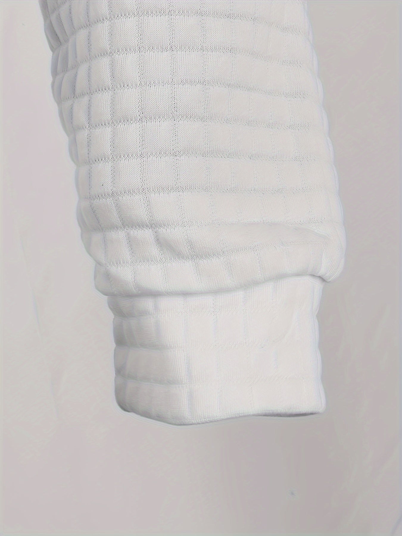 Bohemisk hoodie herr – rutigt långärmad pullover med orange detaljer