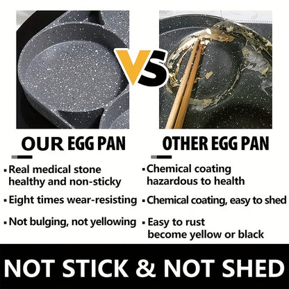 4-Håls Non-stick Stekpanna med Maifanstenbeläggning