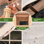 Uppblåsbart tält 6 personer – lätt campingtält med snabb montering