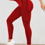 Höga Träningstights med Push-Up Effekt – Perfekta för Gym & Yoga