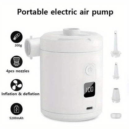 Outdoor wireless electric inflatable portable camping inflatable sofa tent swimming ring air pump inflatable mattress