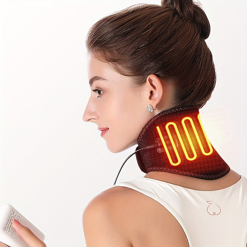 SmartNacke™ – Nackstöd med Värme, Massage & Timer (USB)