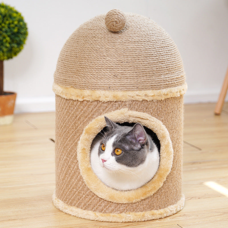 Kattställning Original™ – Träställning och Klösbräda i Ett