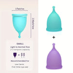 MensKopp™ Duo – Mjuk & Säker Menskopp i 2 Storlekar (12h Skydd)