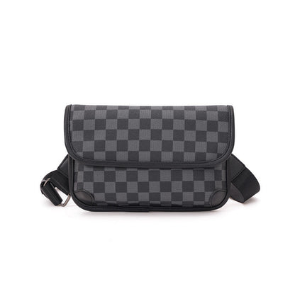 Ruudullinen Tiger Bag™ – Tyylikäs miesten laukku Oxford-materiaalista