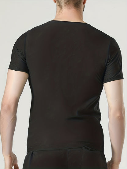 Svett T-shirt™ – Herr T-shirt med Fukttransporterande Material