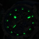 Klocka Patrik (automatisk herrklocka med håldesign & silikonarmband)