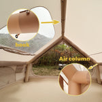 Uppblåsbart tält 6 personer – lätt campingtält med snabb montering