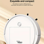 Robotdammsugare för djurhår – USB uppladdningsbar städrobot för hemmet