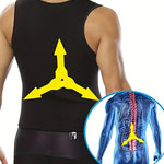 Svett Väst™ – Formande Rundhalsad Träningstopp för Män