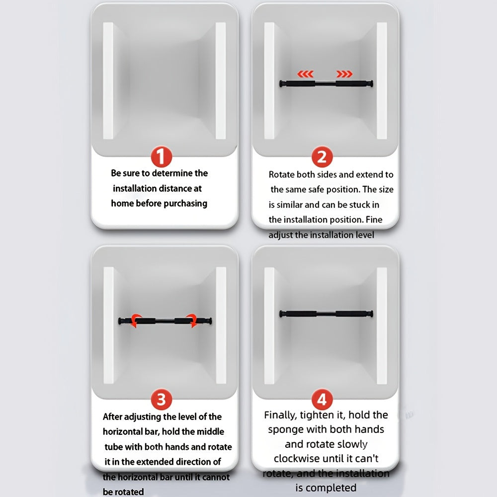 DörrStången™ – Justerbar Pull-Up Stång för Hemmaträning