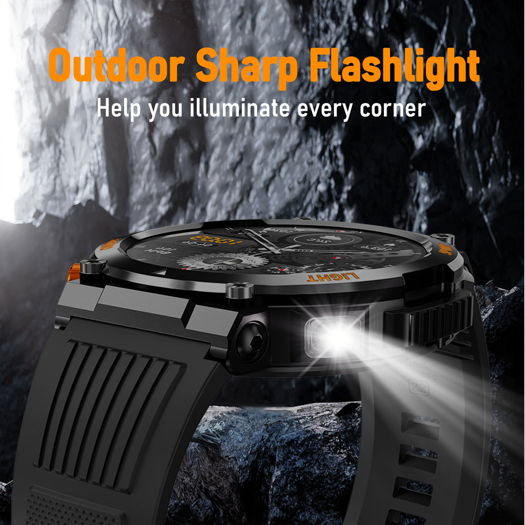 Taktisk smartklocka herr – robust & vattentålig