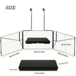 360 Fold – Roterande Vikbar Spegel med 3 Höjdlägen