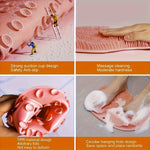 Fot- och Rygg Skrubbmatta – Silikon, Väggmonterad