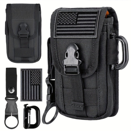 Midjeväska – MOLLE bältesväska med flaskhållare & fack