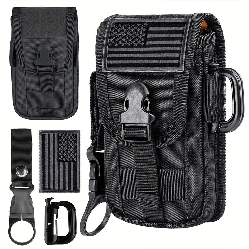 Midjeväska – MOLLE bältesväska med flaskhållare & fack