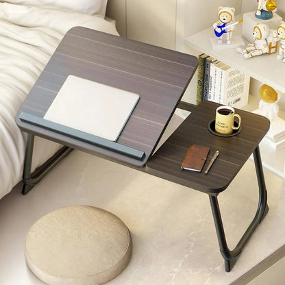 Fällbart laptopsbord aluminium – portabelt skrivbord för dator & hemkontor