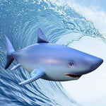 Uppblåsbar Hajdekoration för Fest och Utomhusbruk