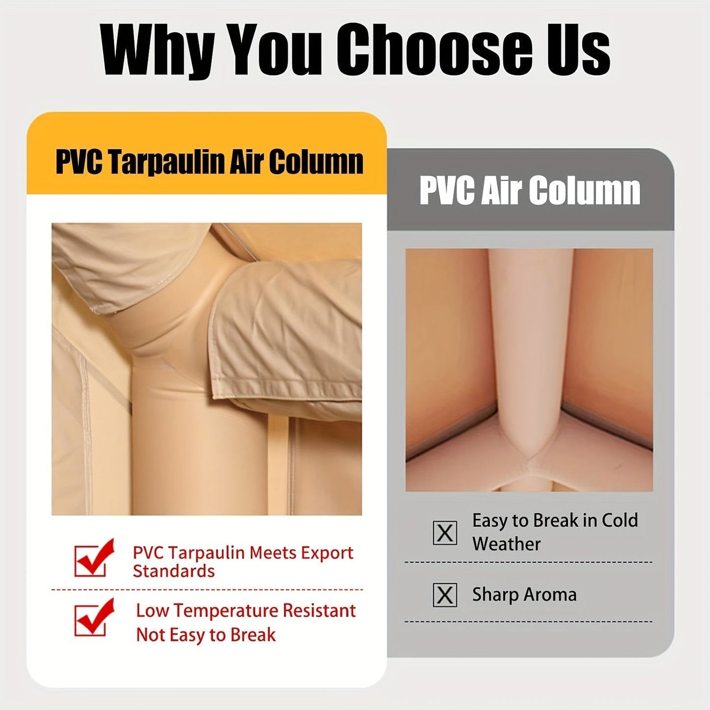 Uppblåsbart tält 6 personer – lätt campingtält med snabb montering