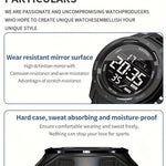 Sportklocka herr – digital med kronograf & LED