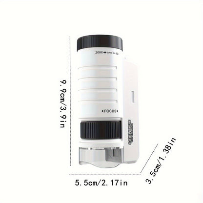 MiniMikroskop™ – LED Förstoring, Lärorik Leksak för Barn