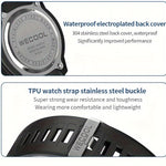 Sportklocka herr – digital med kronograf & LED