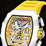 Klocka Martin (herrklocka i vinfat-design med datum, kronograf & vattenskydd 3ATM)