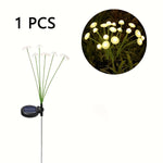 SvamplampaSol™ – Solcellslampa med 6 LED för Trädgård