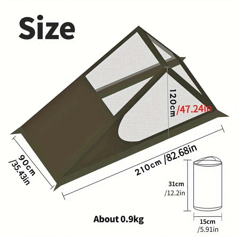 Enpersonstält – Lätt, Myggnät och Snabbtält