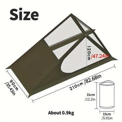 Enpersonstält – Lätt, Myggnät och Snabbtält