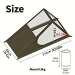 Enpersonstält – Lätt, Myggnät och Snabbtält