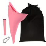 Portabel Silikonurinbehållare för Kvinnor – Hopfällbar