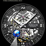 Klocka Rasmus (automatisk herrklocka med skelett-urtavla & tourbillon-inspirerad design)