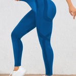 Höga Träningstights med Push-Up Effekt – Perfekta för Gym & Yoga