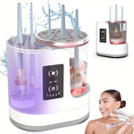 BrushClean™ – 3-i-1 Makeupborstrengörare & Torkare