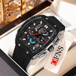 Klocka Daniel (digital/analog herrklocka med nattbelysning & datum)