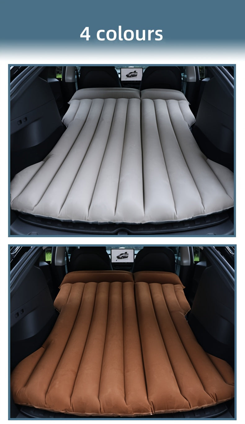 Uppblåsbar Bilmadrass – Resesäng med Kuddar för Camping & Bil