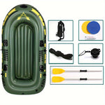 2-3 Personers Uppblåsbar Kajak med Paddlar