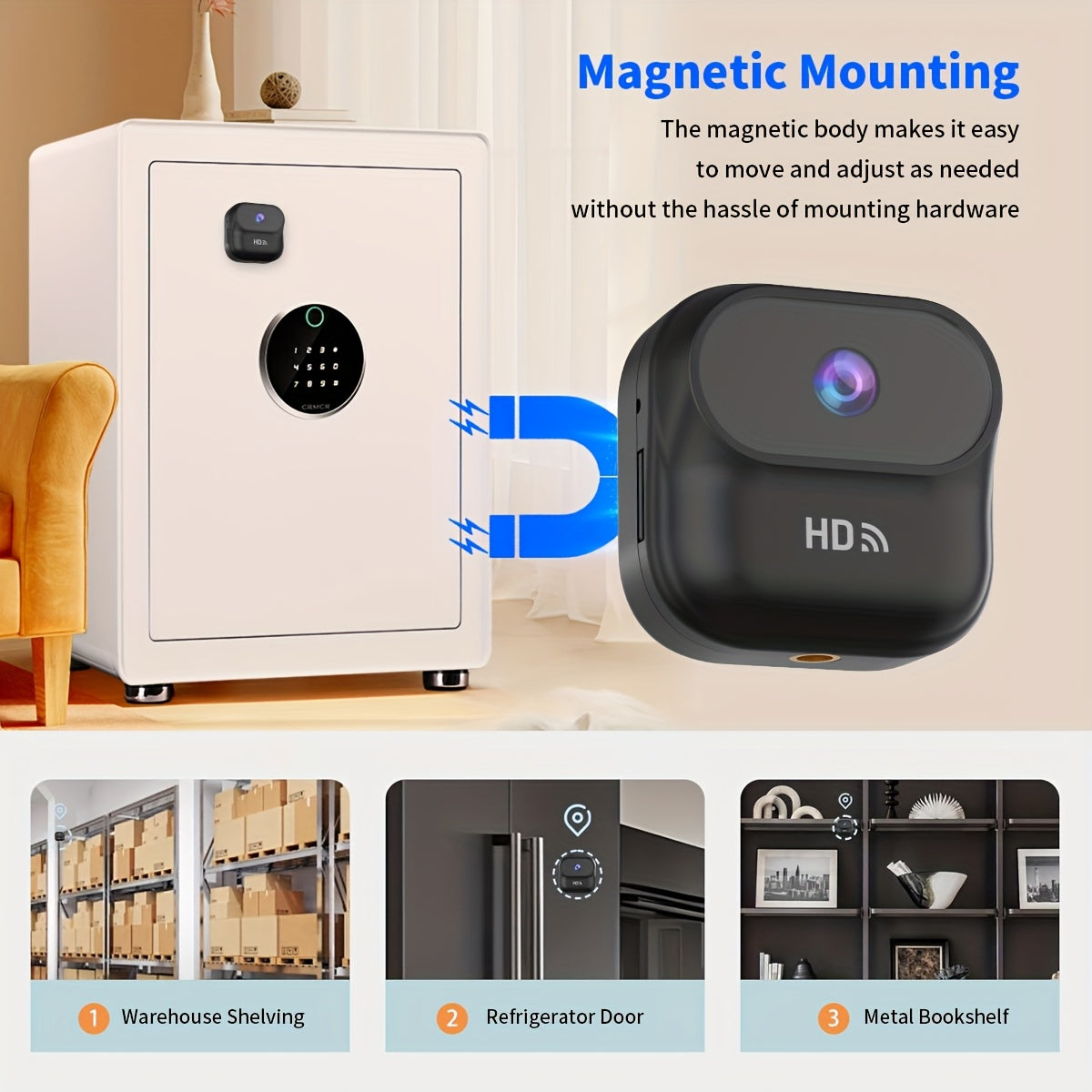 Trådlös HD Övervakningskamera