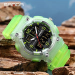 Klocka Tobias (digital herrklocka med dubbeltid, alarm & vattenskydd 50 m)